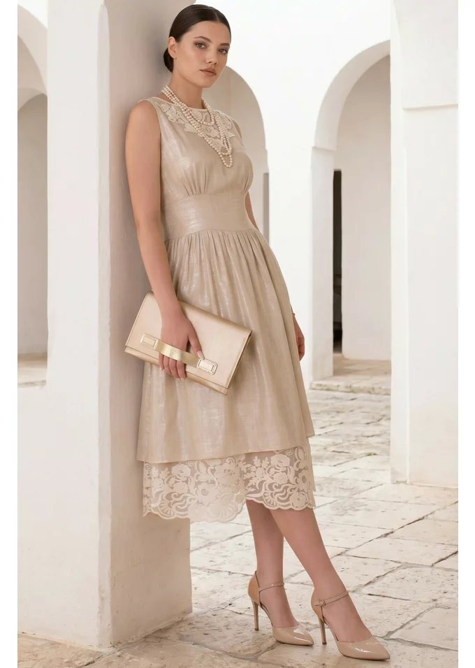 Rochie eclatdin innatur bej laminat