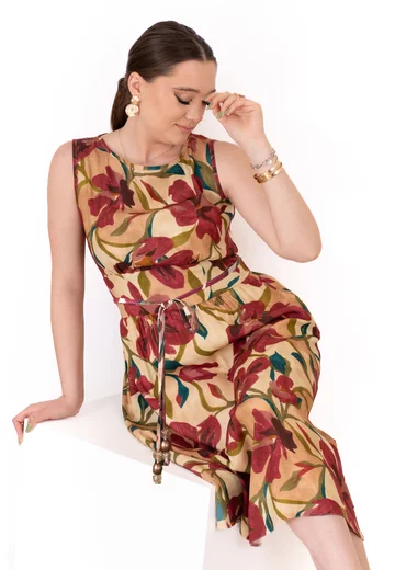 Rochie lejera bloom garden cu buzunare