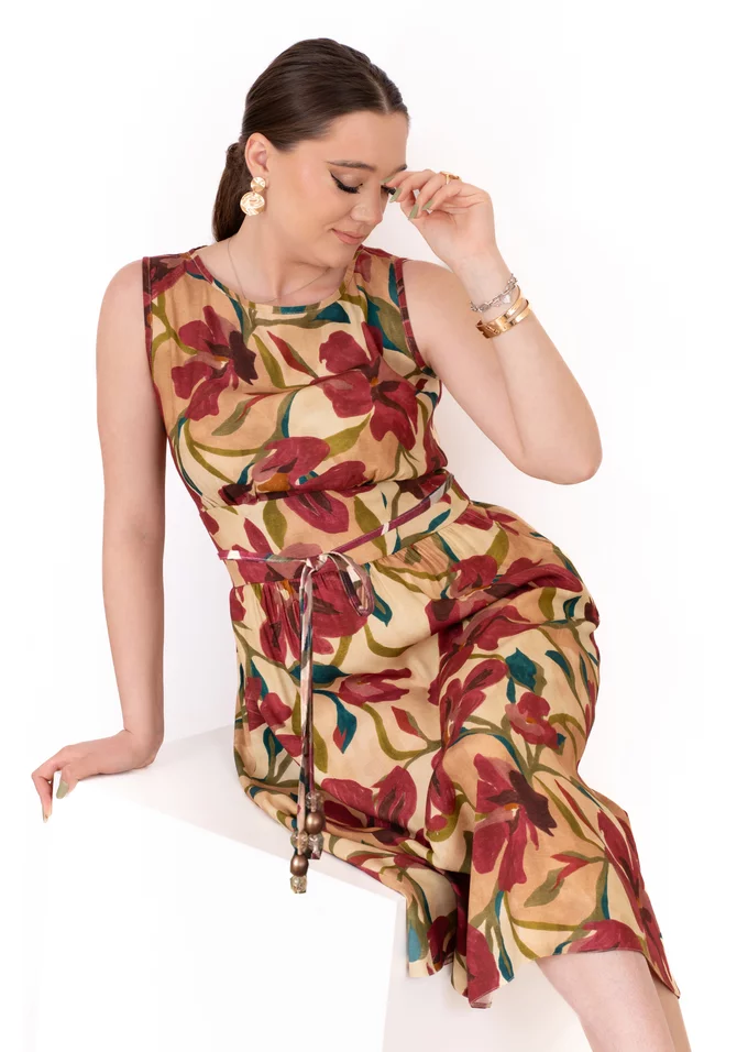 Rochie lejera bloom garden cu buzunare