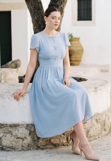 Rochie sparkle little bow din vascoza