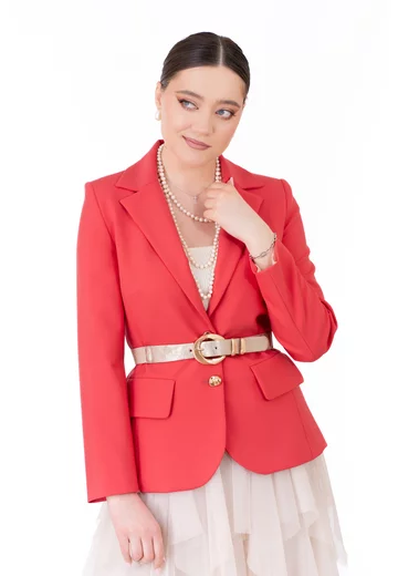Sacou elegant coral dream