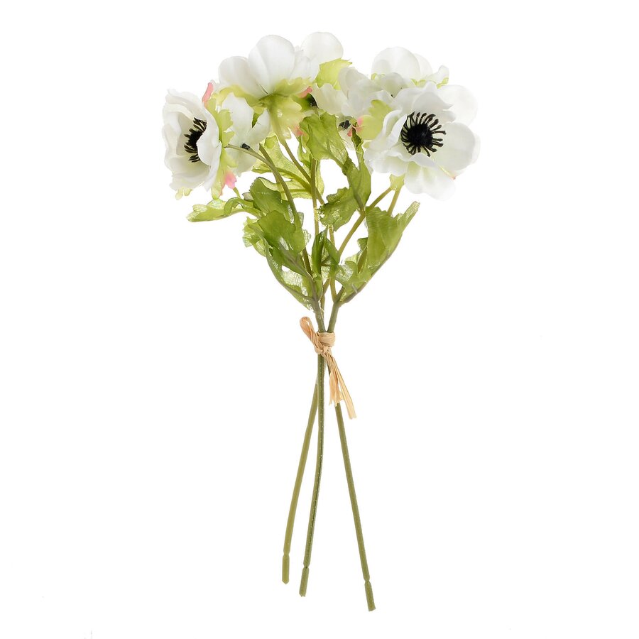 Anemous Floare artificiala, Platisc, Alb