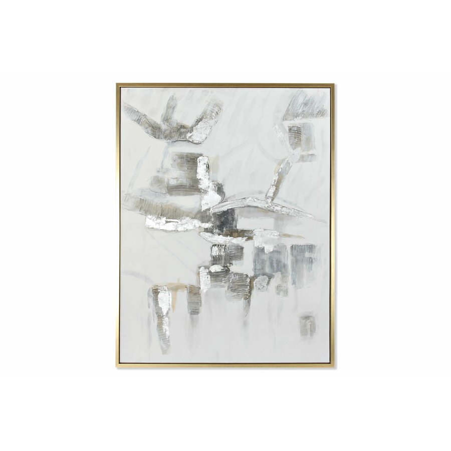 Arden Tablou abstract, Canvas, Alb