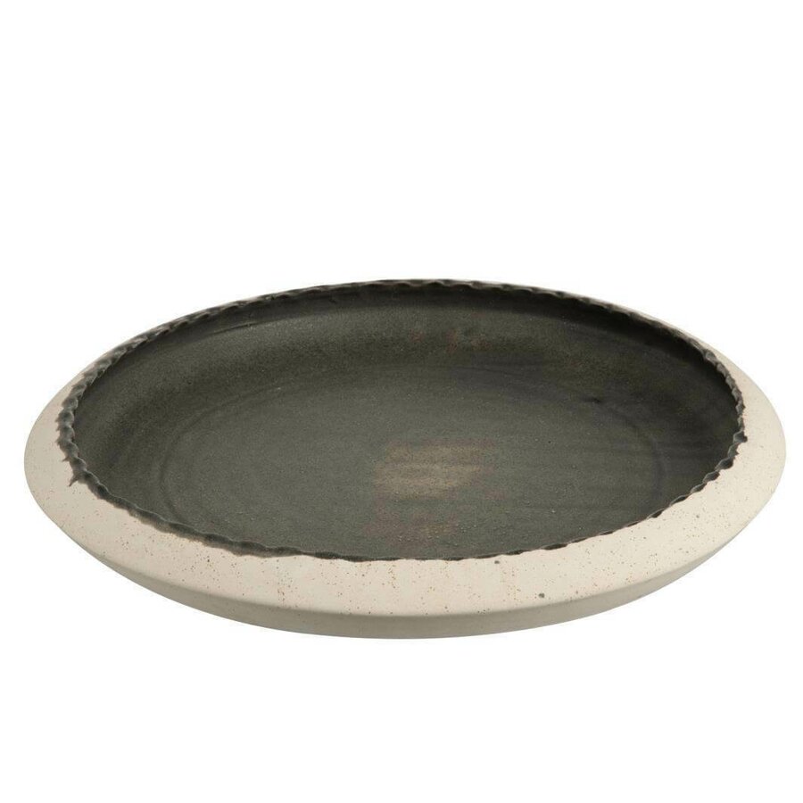 Dish Farfurie decorativa, Ceramica, Negru