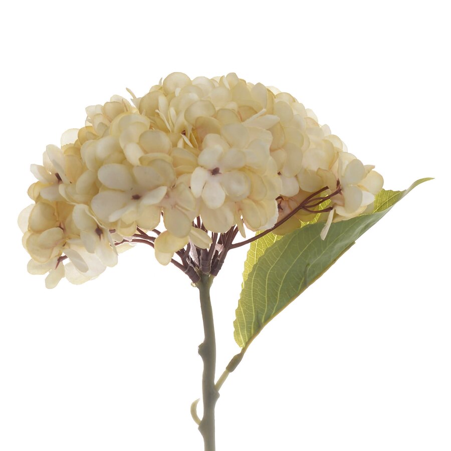 Hortensie Floare artificiala, Plastic, Alb