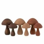 Mushroom Decoratiune ciuperca mica, Rasina, Bej