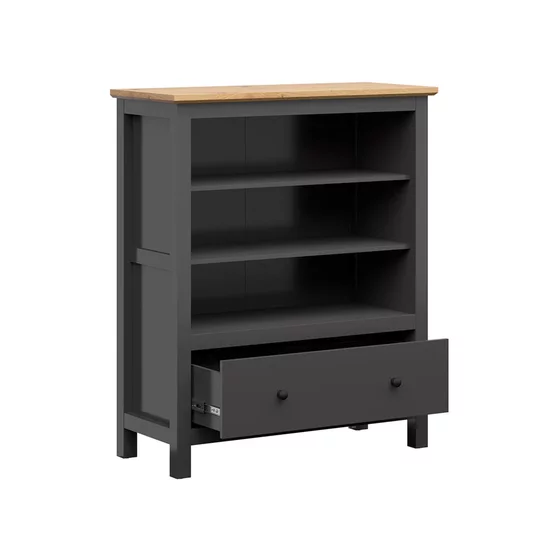Biblioteca Cu Polite si Sertar, Hesen REG1S, 101x44x121 h cm picture - 3