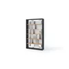 Biblioteca Fitt FP-01, 125x33x210 cm, Pal Melaminat, Grafit/Stejar/Gri Lucios picture - 3