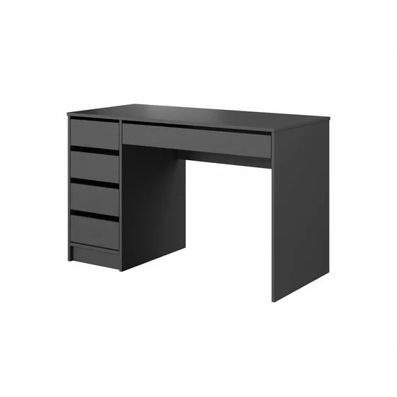 Birou Ada cu Sertare, 120x55x75 h cm, Pal Melaminat, Antracit picture - 2