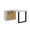 Birou Cu Dulap Malta SL 130, 138x107x75.3 cm, Metal/Pal Melaminat picture - 3