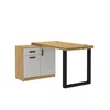 Birou Cu Dulap Malta SL 140, 138x107x78.1 cm, Metal/Pal Melaminat picture - 3