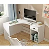 Birou de Colt Corner-2497LU03, 155x125x75 cm, Alb picture - 1