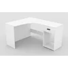 Birou de Colt Corner-2497LU03, 155x125x75 cm, Alb picture - 3