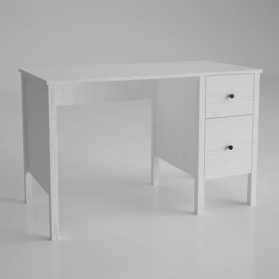 Birou FRN-10036, 120x60x75 cm, Pal Melaminat, Alb picture - 5
