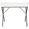 Birou Ivra, 90x50x85 CM, Metal/Pal Melaminat, Alb/Stejar picture - 4