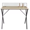 Birou Ivra, 90x50x85 CM, Metal/Pal Melaminat, Alb/Stejar picture - 2