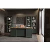 Birou Managerial Evora, 180x70x77 h cm, Verde/Stejar Lefkas picture - 2