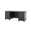 Birou Managerial Evora, 180x70x77 h cm, Verde/Stejar Lefkas picture - 4