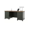 Birou Managerial Evora, 180x70x77 h cm, Verde/Stejar Lefkas picture - 5