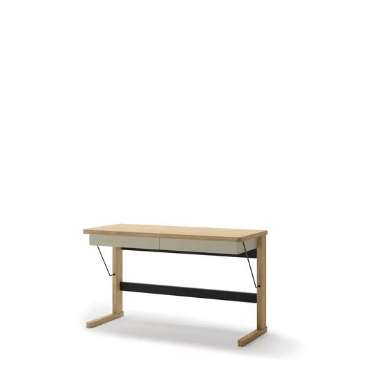 Birou Ollie OL-06, 131x56x77 cm, Stejar/Casmir picture - 2
