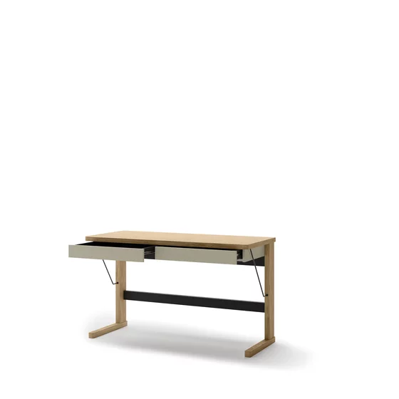 Birou Ollie OL-06, 131x56x77 cm, Stejar/Casmir picture - 3