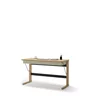Birou Ollie OL-06, 131x56x77 cm, Stejar/Casmir picture - 4