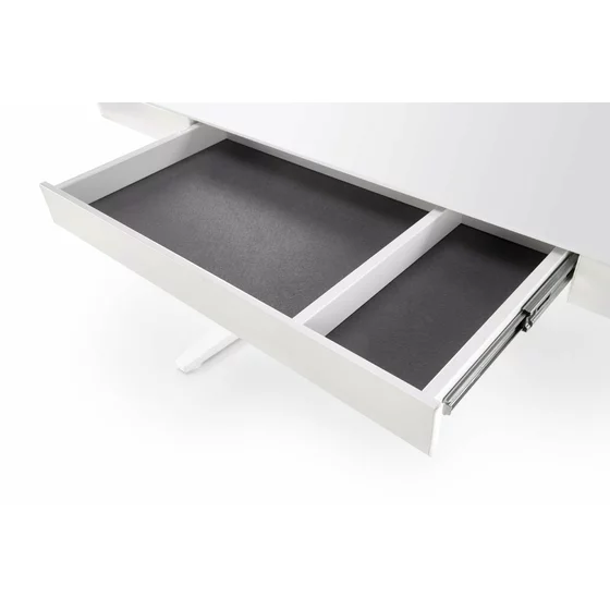 Birou Reglabil Pe Inaltime, Hansen 52, 120x60x77-120 cm, Metal/Sticla, Alb picture - 2