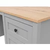 Birou Salga, 120x60x78 cm, Pal Melaminat, Gri Arctic/Stejar Artisan picture - 5