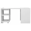 Birou Smart, 140x60x72 CM, Pal Melaminat, Alb picture - 4