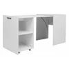Birou Smart, 140x60x72 CM, Pal Melaminat, Alb picture - 5
