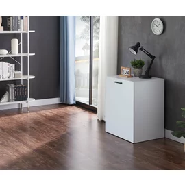 Birou Smart, 140x60x72 CM, Pal Melaminat, Alb