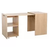 Birou Transformabil Smart, 140x60x72 CM, Pal Melaminat, Stejar Natur picture - 1