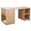 Birou Transformabil Smart, 140x60x72 CM, Pal Melaminat, Stejar Natur picture - 10