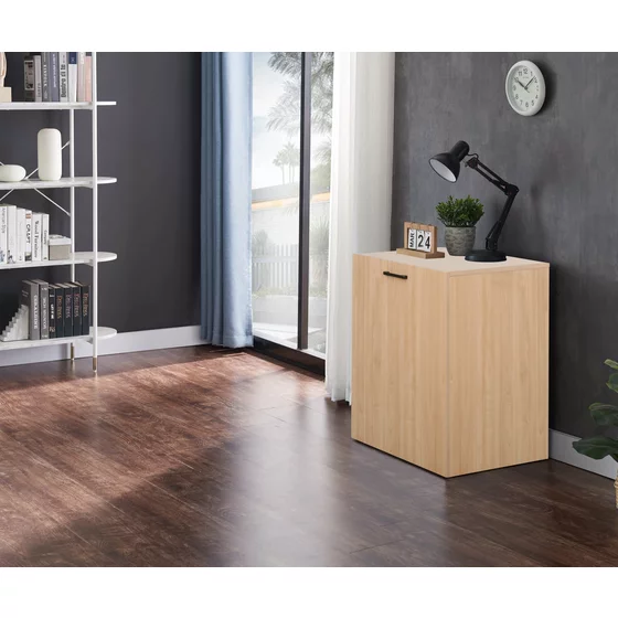 Birou Transformabil Smart, 140x60x72 CM, Pal Melaminat, Stejar Natur picture - 2