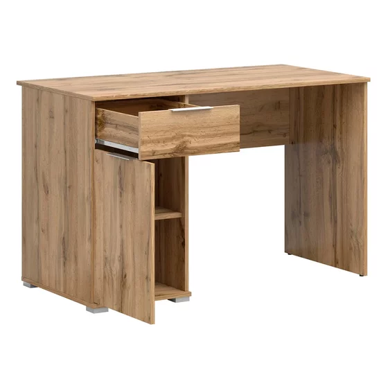 Birou Zele BIU/120, 120x60x76 cm, Pal Melaminat, Stejar Wotan picture - 2