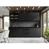 Bucatarie Sienna 260 cm, Negru Mat picture - 1