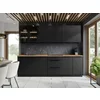 Bucatarie Sienna 260 cm, Negru Mat picture - 2