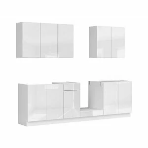 Bucatarie Top Line 260 Alb Lucios