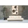 Canapea Belma, 270x110x75 cm, Stofa, Crem