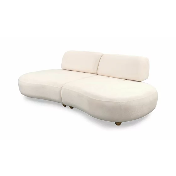 Canapea Belma, 270x110x75 cm, Stofa, Crem picture - 2