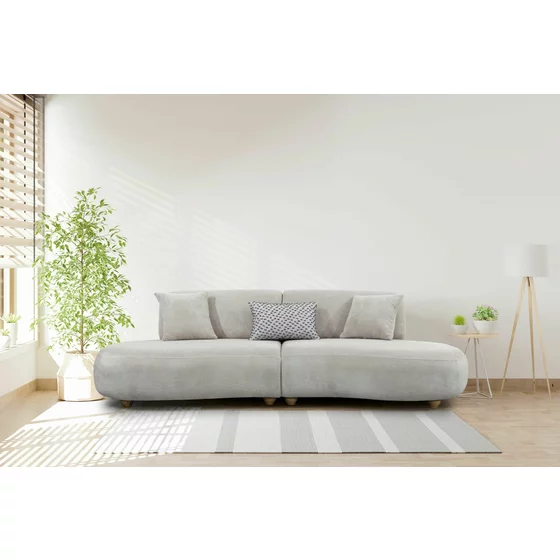 Canapea Belma,  270x110x75 cm, Stofa, Gri picture - 1