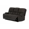Canapea cu Recliner ASTHA 3R, 187x94x102 cm, Stofa, Maro picture - 2