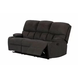 Canapea cu Recliner ASTHA 3R, 187x94x102 cm, Stofa, Maro