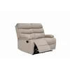 Canapea cu Recliner Denton 2L, 134x94x103 cm,  Stofa, Beige picture - 3
