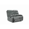 Canapea cu Recliner Denton 2L, 134x94x103 cm,  Stofa, Gri picture - 3