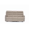 Canapea cu Recliner Denton 3L, 187x94x103 cm,  Stofa, Beige picture - 1