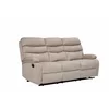 Canapea cu Recliner Denton 3L, 187x94x103 cm,  Stofa, Beige picture - 2