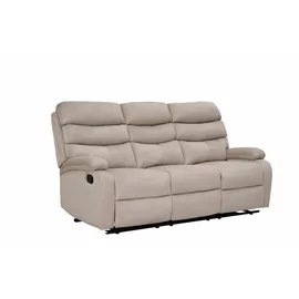 Canapea cu Recliner Denton 3L, 187x94x103 cm,  Stofa, Beige