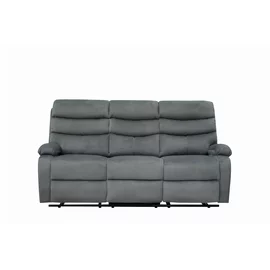 Canapea cu Recliner Denton 3L, 187x94x103 cm,  Stofa, Gri