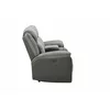 Canapea cu Recliner Electric si Bar, Orso 2RR, 197x98x104 cm, Stofa/Microfibra - Gri picture - 6